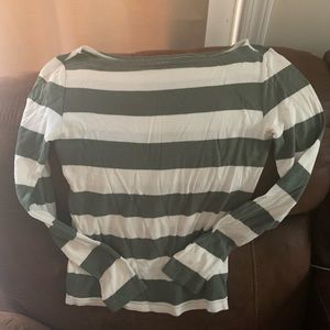 Womens boat neck long sleeve shirt Gap